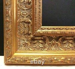 11 X 14 Standard Picture Frame 2 3/4 Wide Ornately Decorated Gold Scoop