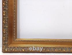 11 X 14 Standard Size Picture Frame 2 1/2 Wide Gold Leaf Panel Elegant Carving
