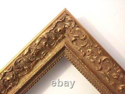 14 X 18 Elegant Std Size Scoop Picture Frame Ornate Carved Gold Leaf 3 Wide