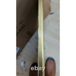 #1661 Modern Round Gold Sleek Tubular Frame Wall Mirror B-STOCK DEFECTS 80cm