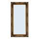 173x87cm Embossed Wooden Frame Wall Mirror Home Deco Full Length Dressing Mirror