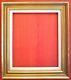 18 X 21 1/2 STANDARD French size PICTURE FRAME 3 1/2 W Antiqued Gold with Liner