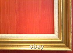 18 X 21 1/2 STANDARD French size PICTURE FRAME 3 1/2 W Antiqued Gold with Liner