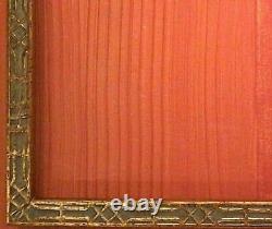 18 X 24 STANDARD PICTURE FRAME 1 1/8 WIDE EMBOSSED GOLD with GLAZING / BACKING