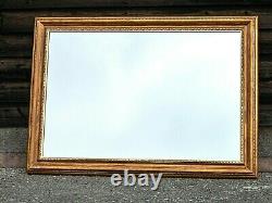 19th Century Gilt Framed Large Wall Hanging Ribbon Mirror 108x76 (PAJU616)