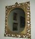 19th century carved gilt wood Florentine framed Oval wall mirror