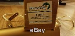 21 House of Troy Brass Wall Mount Art Picture Frame Accent Lamp