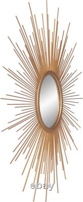 30 Gold Spoked Sunburst Wall Accent Mirror