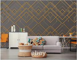 3D Gold Frame ZHUA4807 Wallpaper Wall Murals Removable Self-adhesive Zoe