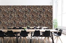 3D Golden Triangle Frame 8 Texture Tiles Marble Wall Paper Decal Wallpaper Mural