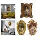 3 Set French Style Photos Frame Carved Gold Hanging Wall Mounted Ornament
