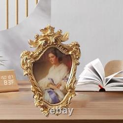 3set Photos Frame Carved Gold Wall Mounted Balcony Indoor Outdoor Wedding