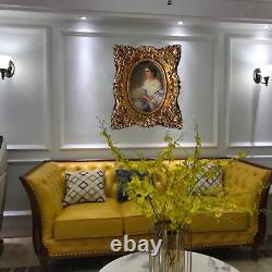 3set Photos Frame Carved Gold Wall Mounted Living Room Bathroom Balcony