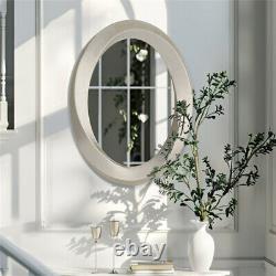 60x80cm Oval Beveled Wall Accent Mirror Vanity Antique Gold Frame Makeup Home De