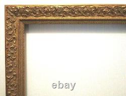 8 X 10 Elegant Standard Size Scoop Picture Frame Ornate Carved Gold Leaf 3 Wide