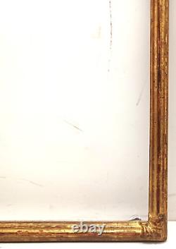 9 X 11 Antique Handmade Closed Carved Corner 22k Gold Leaf Reverse Frame