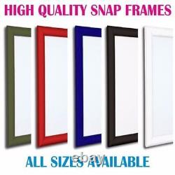A1 A2 A3 A4 Snap Frames Poster Clip Holders Displays Retail Wall Notice Boards