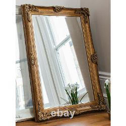 Abbey Large Gold Shabby Chic Vintage Antique Wall Hanging Mirror 31 x 43