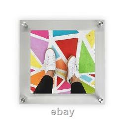 Acrylic Double Panel Floating Frames For Photos Arts Puzzles Diplomas