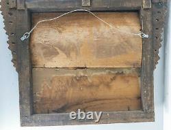 Antique 17th or 18th Century Giltwood Italian Carved Wood Wall Mirror Frame