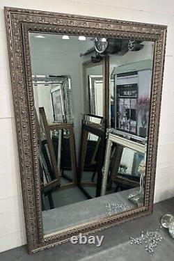 Antique Bronze Shabby Chic Mirror Ornate Decorative Wall Mirror FLORENCE