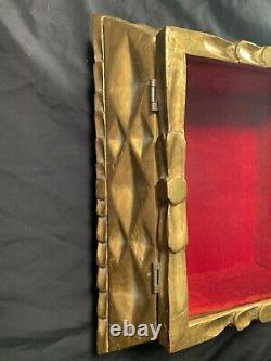 Antique Carved Italian Gold Gilt Frame ShadowithRelic Box Wall Shelf Florentine