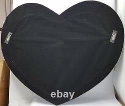 Antique French Replica Love Heart Shape Large Wall Mirror Gold 110x90x7cm