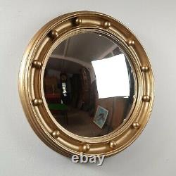 Antique Gilt Convex Wall Mirror