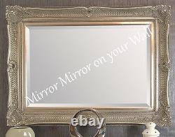 Antique Gold Decorative Wall Mirror Choice of Size & Frame Colour Choices