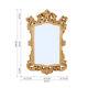 Antique Gold Ornate Wall Mirror Stunning Embossed Frame Decorative Glass Mirrors
