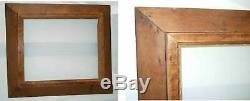 Antique Large Scale Chip Carved Wood Picture Wall Painting Frame Gilded Inset