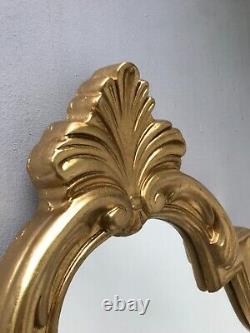 Antique Ornate Design Wall Mirror Gold Free Style Frame Vintage 51x100cm