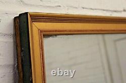 Antique Style Gilt Framed Rectangular Wall Mirror (Can Deliver)