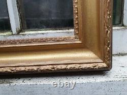 Antique Wood Wooden Gold Gilt & Paint Photo Picture Frame 16 3/4w X 24 5/8d B