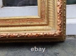 Antique Wood Wooden Gold Gilt & Painted Photo Picture Frame 22 3/8w X 34 1/4d