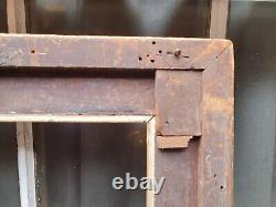 Antique Wood Wooden Gold Gilt & Painted Photo Picture Frame 22 3/8w X 34 1/4d