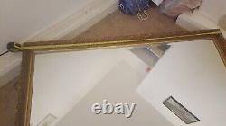 Antique gold framed Wall Mirror, 135cm x 103cm in excellent condition