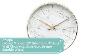 Arospa Luxury Modern 12 Wall Clock With Rose Gold Frame Marble White