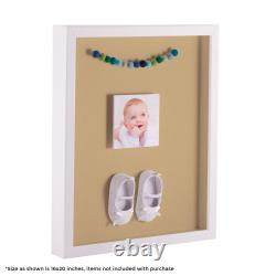 ArtToFrames 12x18 Shadow Box Frame, Framed in White, Various Colors