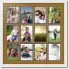 ArtToFrames Collage Mat Picture Photo Frame 12 5x7 Openings in Satin White 229