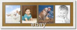 ArtToFrames Collage Mat Picture Photo Frame 4 8x10 Openings in Satin White 19