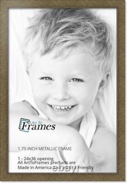 ArtToFrames Custom Picture Poster Frame Gold 1.75 Wide Wood 4576