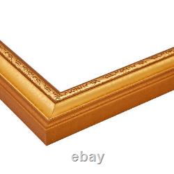 ArtToFrames Custom Picture Poster Frame Gold Speckeled 1.5 Wide Wood