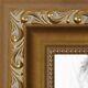 ArtToFrames Custom Picture Poster Frame Gold with beads 1.4 Wide Wood