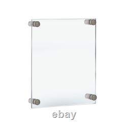 Azar Displays Floating Acrylic Gallery Wall Set of Four Floating Frames with