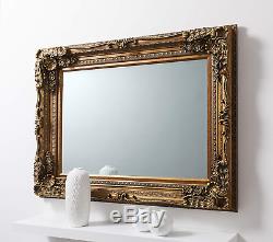 Barcelona Trading Carved Louis Gold Ornate French Frame Wall/Over Mantle Mirror
