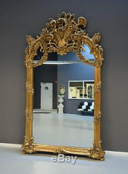 Baroque Mirror 240cm Wall XXL Goldspiegel Magnificent Frame Antique
