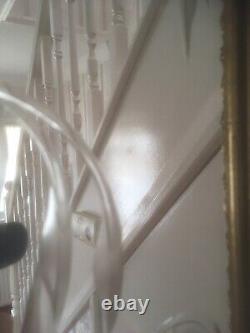 Big Wall Mirror Antique Style Gold Wooden Frame Used Very Good Condition