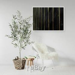 Black and Gold Abstract Wall Art Home Decor Print Poster A4 A3 A2 A1 A0 B1 Frame