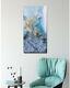 Blue Gold Canvas Print Framed Wall Art Hanging Home Office Shop Bar Decor A357
